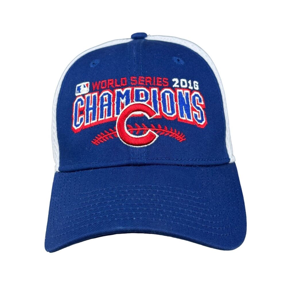 New Era 2016 World Series Champions Chicago Cubs 39THIRTY Cap S/M
